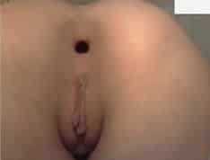 novinha com cuzinho piscando